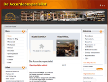Tablet Screenshot of accordeonspecialist.nl